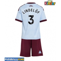 Aston Villa Victor Lindelof #3 3rd trikot Kinder 2026-27 Kurzarm (+ Kurze Hosen)